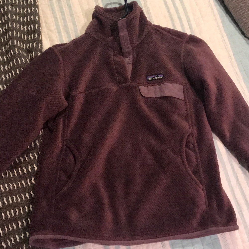 Eggplant Patagonia Re-Tool fleece size small